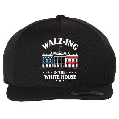 Walzing In The White House Kamala Harris 2024 President Vote Wool Snapback Cap