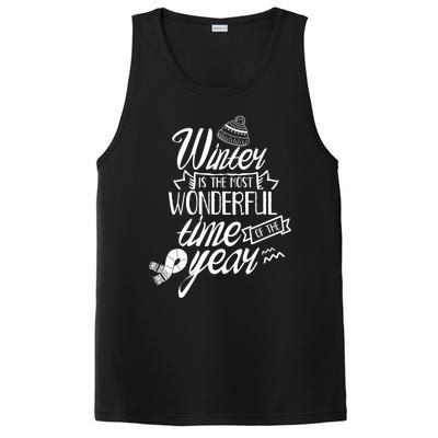 Winter Is The Most Wonderful Time Of The Year Cold Season Funny Gift PosiCharge Competitor Tank