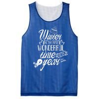 Winter Is The Most Wonderful Time Of The Year Cold Season Funny Gift Mesh Reversible Basketball Jersey Tank