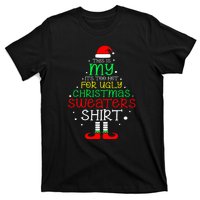 Women Its Too Hot For Ugly Christmas Funny Xmas Tree Gift T-Shirt