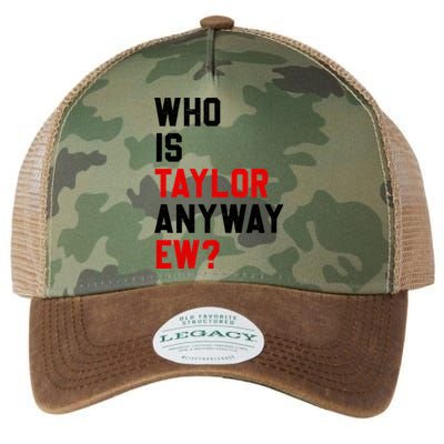 Who Is Taylor Anyway Ew? Girl Taylor First Name Groovy 80S Legacy Tie Dye Trucker Hat