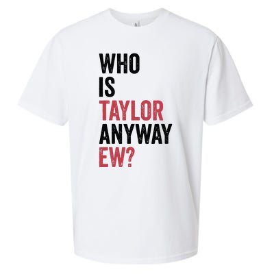 Who Is Taylor Anyway Ew Sueded Cloud Jersey T-Shirt