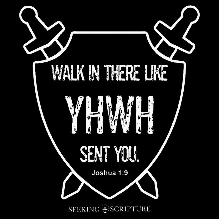 Walk In There Like Yhwh Sent You Joshua 19 Baby Bodysuit