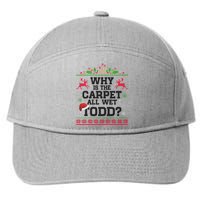 Why Is The Carpet All Wet, TODD Ugly Christmas Sweater 7-Panel Snapback Hat