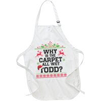 Why Is The Carpet All Wet, TODD Ugly Christmas Sweater Apron