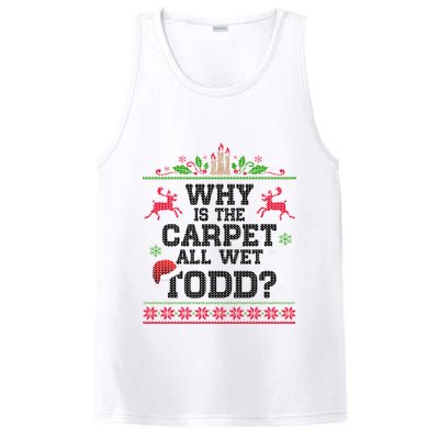 Why Is The Carpet All Wet, TODD Ugly Christmas Sweater PosiCharge Competitor Tank