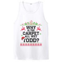 Why Is The Carpet All Wet, TODD Ugly Christmas Sweater PosiCharge Competitor Tank