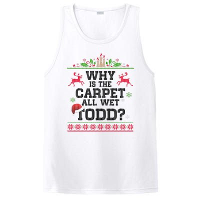 Why Is The Carpet All Wet, TODD Ugly Christmas Sweater PosiCharge Competitor Tank