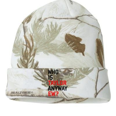 Who Is Taylor Anyway Ew Girl Taylor First Name Groovy 80S Kati Licensed 12" Camo Beanie