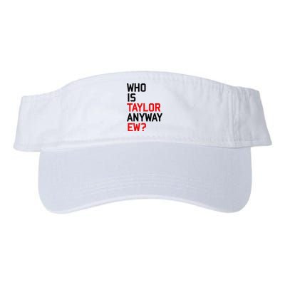 Who Is Taylor Anyway Ew Girl Taylor First Name Groovy 80S Valucap Bio-Washed Visor