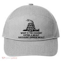 What Is The Charge Eating A Meal A Succulent Chinese Meal 7-Panel Snapback Hat