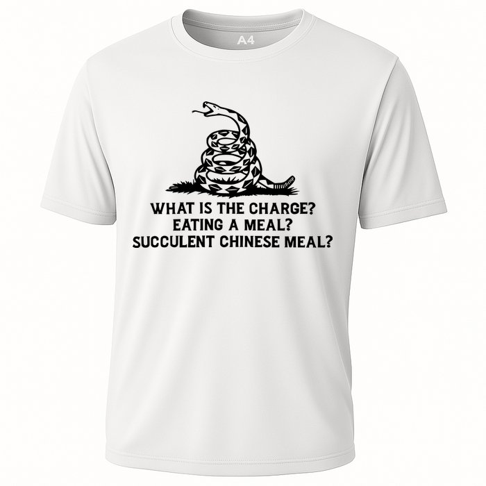 What Is The Charge Eating A Meal A Succulent Chinese Meal Cooling Performance Crew T-Shirt