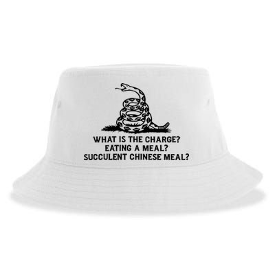 What Is The Charge Eating A Meal A Succulent Chinese Meal Sustainable Bucket Hat