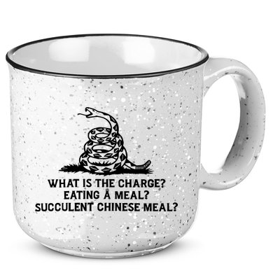 What Is The Charge Eating A Meal A Succulent Chinese Meal 15oz Campfire Ceramic Mug