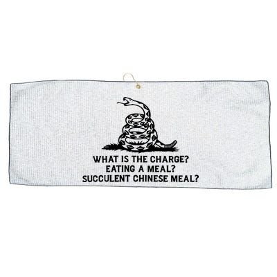 What Is The Charge Eating A Meal A Succulent Chinese Meal Large Microfiber Waffle Golf Towel