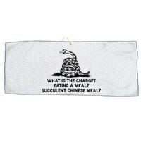 What Is The Charge Eating A Meal A Succulent Chinese Meal Large Microfiber Waffle Golf Towel