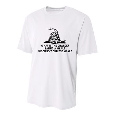 What Is The Charge Eating A Meal A Succulent Chinese Meal Youth Performance Sprint T-Shirt