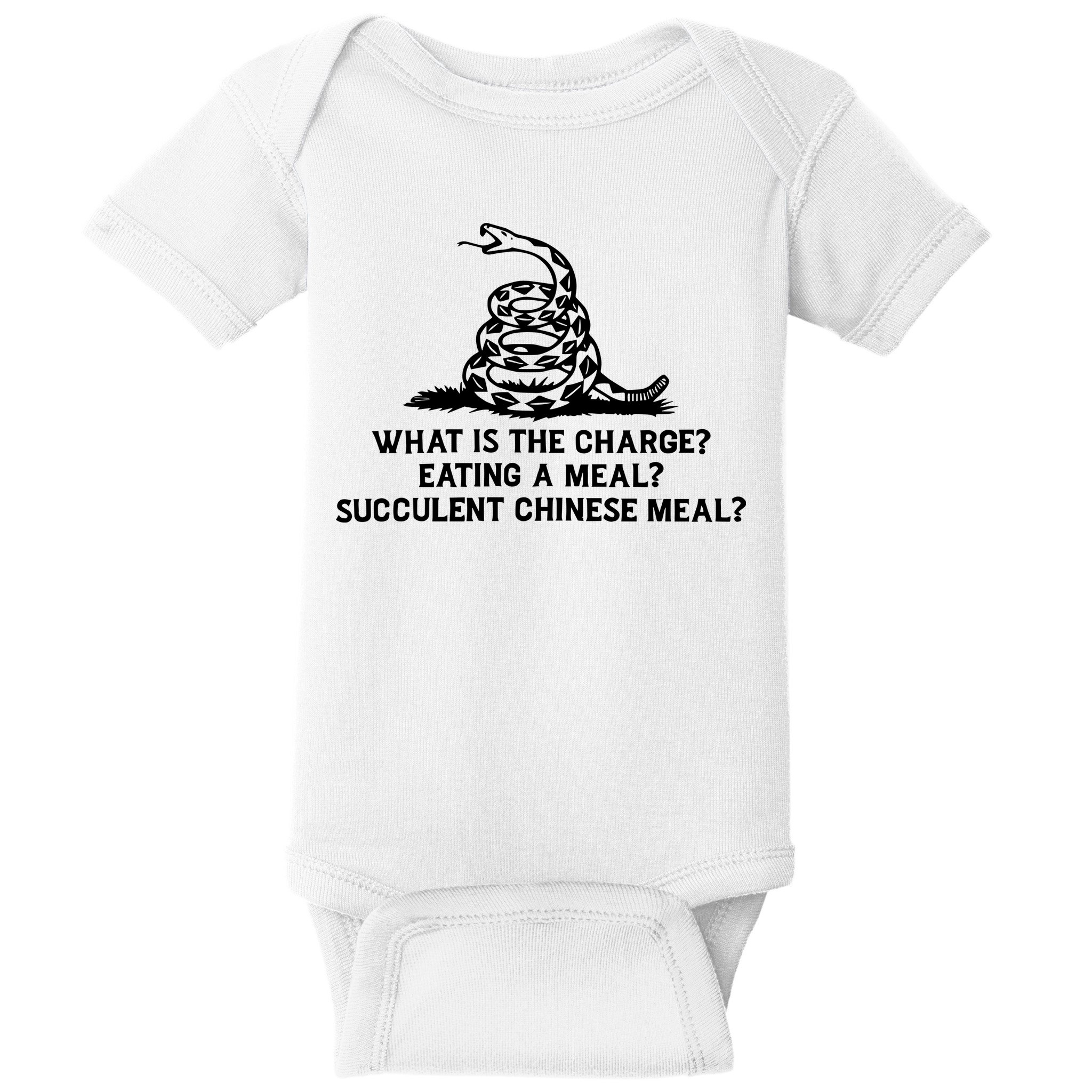 What Is The Charge Eating A Meal A Succulent Chinese Meal Baby Bodysuit