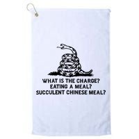 What Is The Charge Eating A Meal A Succulent Chinese Meal Golf Towel