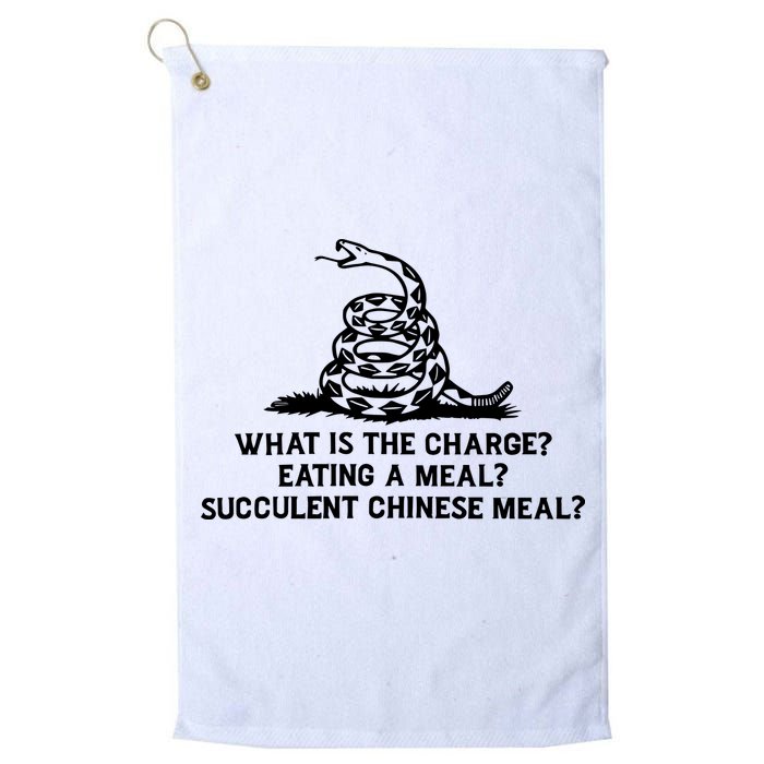 What Is The Charge Eating A Meal A Succulent Chinese Meal Golf Towel