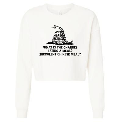 What Is The Charge Eating A Meal A Succulent Chinese Meal Cropped Pullover Crew