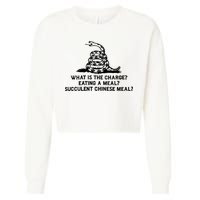 What Is The Charge Eating A Meal A Succulent Chinese Meal Cropped Pullover Crew