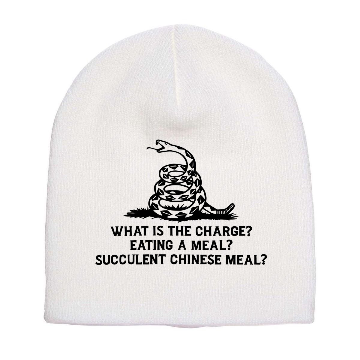What Is The Charge Eating A Meal A Succulent Chinese Meal Short Acrylic Beanie