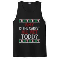 Why Is The Carpet All Wet Todd? Couples Matching Christmas PosiCharge Competitor Tank