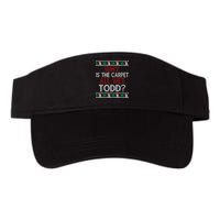 Why Is The Carpet All Wet Todd? Couples Matching Christmas Visor
