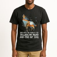 Wolf Into The Forest I Go To Lose My Mind And Find My Soul Tall T-Shirt