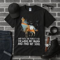 Wolf Into The Forest I Go To Lose My Mind And Find My Soul Tall T-Shirt