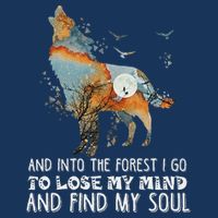 Wolf Into The Forest I Go To Lose My Mind And Find My Soul Infant Baby Jersey Bodysuit