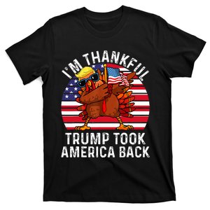 Winner IM Thankful Trump Won Took America Back Thanksgiving T-Shirt