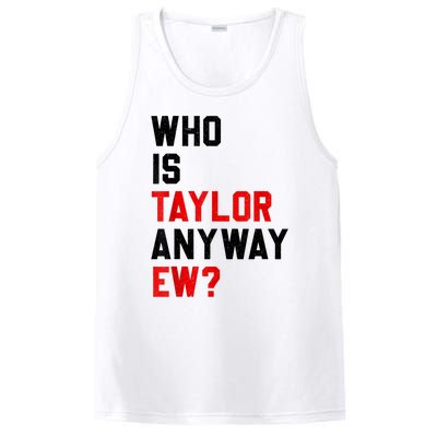 Who Is Taylor Anyway Ew Girl Taylor First Name Groovy 80S PosiCharge Competitor Tank