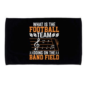 What Is The Football Team Doing On Band Field Marching Band Microfiber Hand Towel