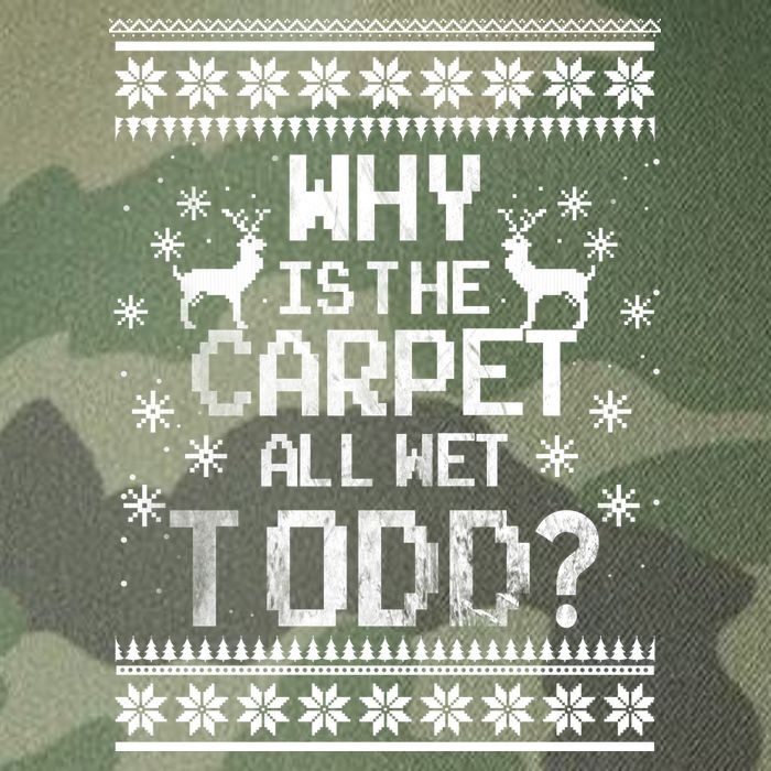 Why Is The Carpet All Wet Todd? Couples Matching Christmas Legacy Tie Dye Trucker Hat