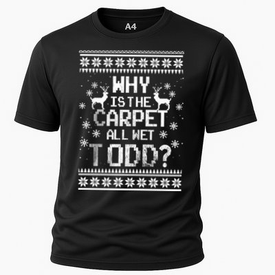 Why Is The Carpet All Wet Todd? Couples Matching Christmas Performance Shirt