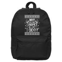 Why Is The Carpet All Wet Todd? Couples Matching Christmas 16 in Basic Backpack