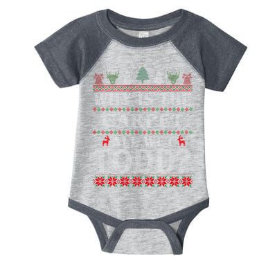 Why Is The Carpet All Wet Todd Funny Ugly Christmas Infant Baby Jersey Bodysuit