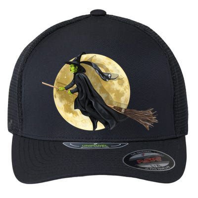 Witch and The Moon Flexfit Unipanel Trucker Cap