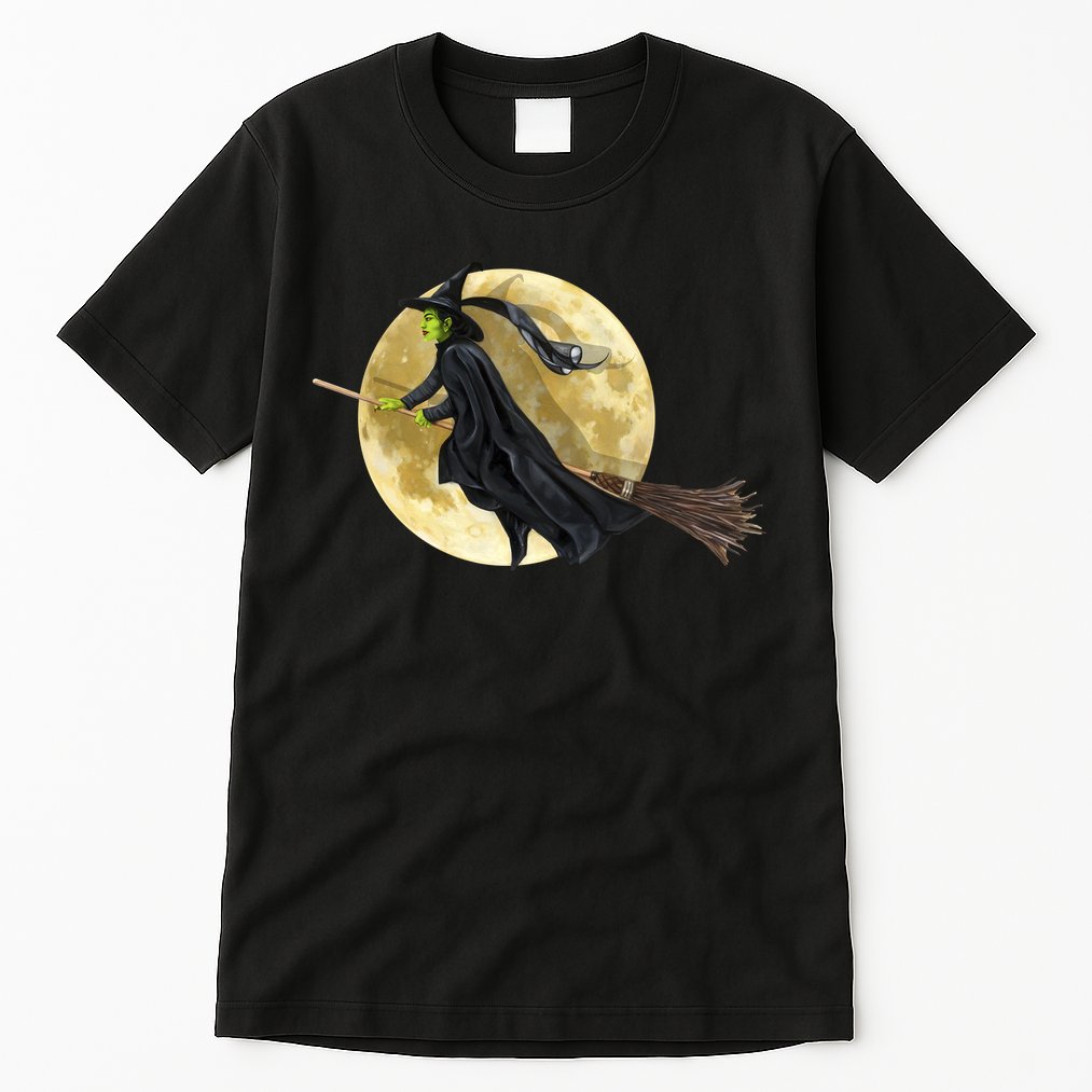 Witch and The Moon Tall T-Shirt