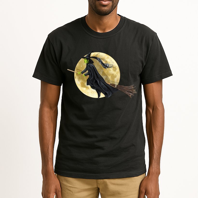 Witch and The Moon Tall T-Shirt