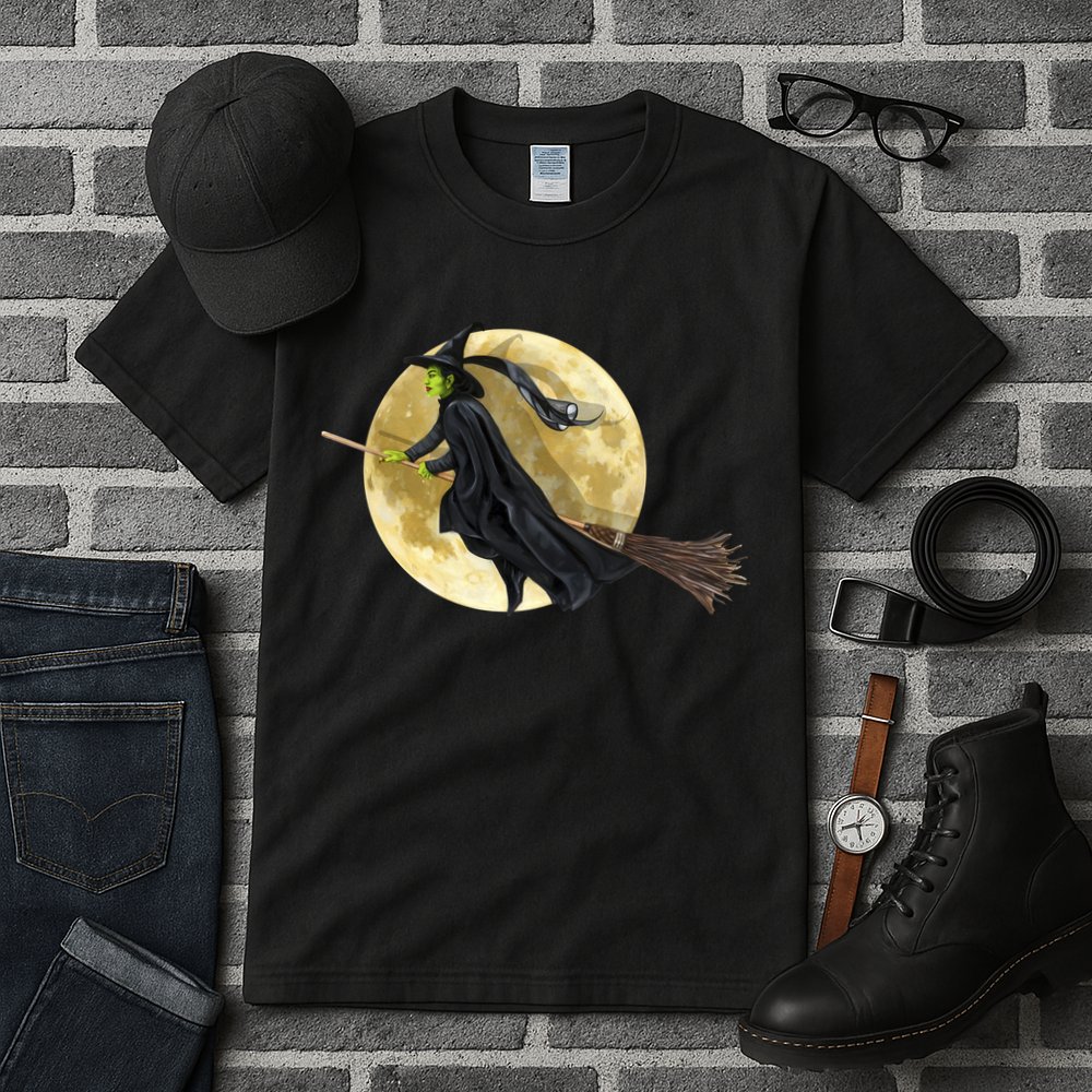 Witch and The Moon Tall T-Shirt