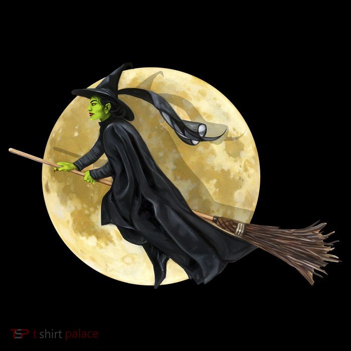 Witch and The Moon Button