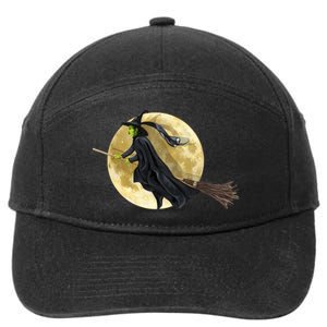 Witch and The Moon 7-Panel Snapback Hat