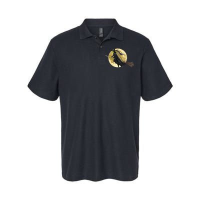 Witch and The Moon Softstyle Adult Sport Polo