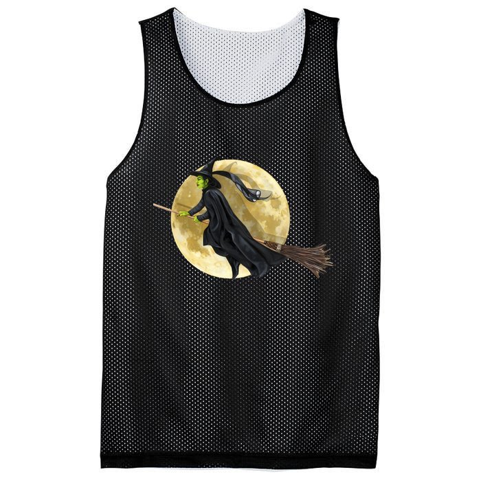 Witch and The Moon Mesh Reversible Basketball Jersey Tank