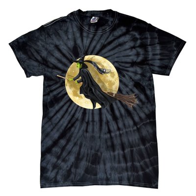 Witch and The Moon Tie-Dye T-Shirt