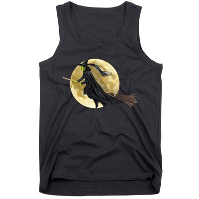 Witch and The Moon Tank Top