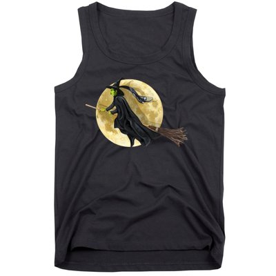 Witch and The Moon Tank Top